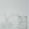 Glas Teekanne -600ml Glas 20cm Hitzebeständigem Glas mit Teefilter