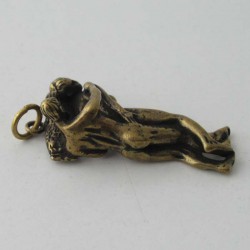 Liebespar Anhänger Messing 4cm Bronze Anhänger
