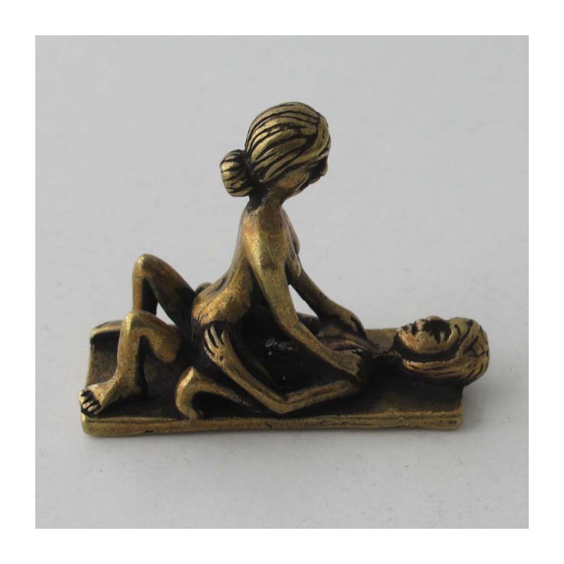 Liebespar Messing 3cm Bronze