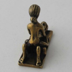 Liebespar Messing 3cm Bronze