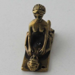 Liebespar Messing 3cm Bronze