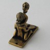Liebespar Messing 3cm Bronze