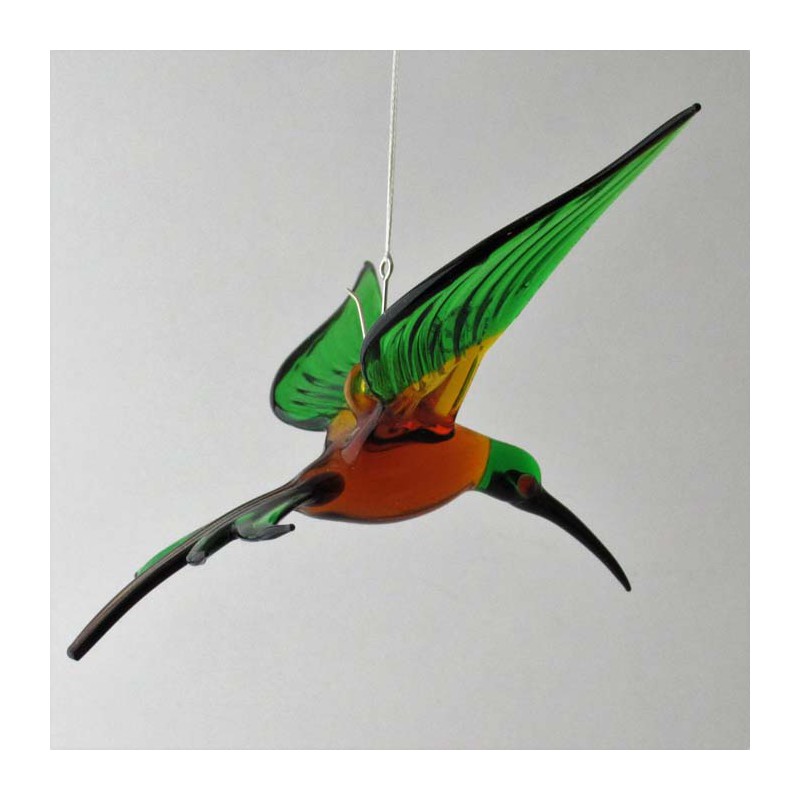 Glasvogel, Bienenfresser 100 mm zum hängen,