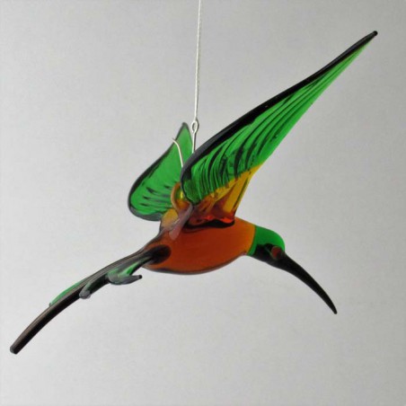 Glasvogel, Bienenfresser 100 mm zum hängen,
