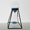 Glas-Sanduhr 45 Min. 20 cm Hellblau,