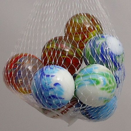 Glasmurmel 25 mm sortiert