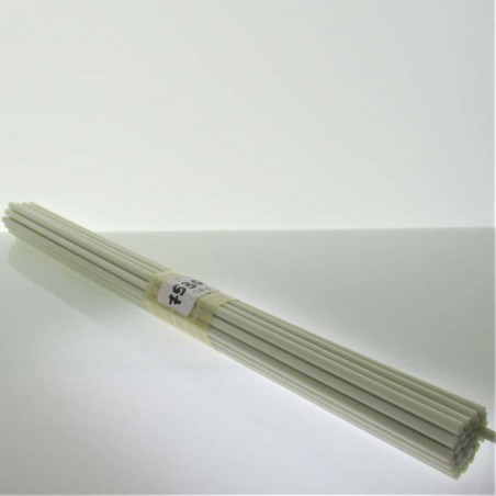 Glasstäbe Opak Beige extra 4 Stück zum Perlen machen AK96