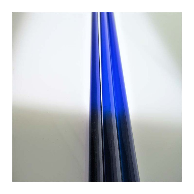 Laborglasstäbe Blau 7mm /120 cm 100g Borosilikatglas 3.3.