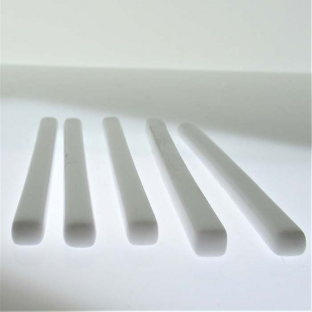 Laborglasstäbe Weiss 6mm 90 mm 8g Borosilikatglas 3.3.