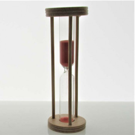 Sanduhr 10-15 -20 Min. 14.5 cm 3 Stück Buchenholz