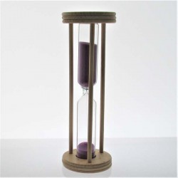 Sanduhr 10-15 -20 Min. 14.5 cm 3 Stück Buchenholz