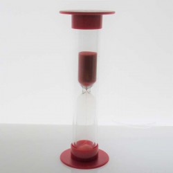 Sanduhren 10-15-20 Min. 14.5 cm  Glas aussen  Kunststoff