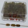 Glasperle 7x4mm gemischte in Box