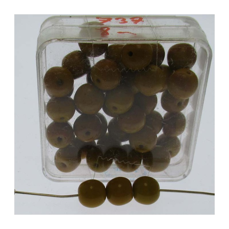 Glasperlen 8mm in Box