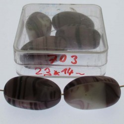 Glasperlen 23x14mm 4 in Box
