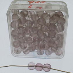 Uran-glas 6x6mm Glasperlen in Box