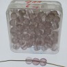 Uran-glas 6x6mm Glasperlen in Box