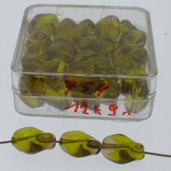 Glasperlen 12x9mm in Box