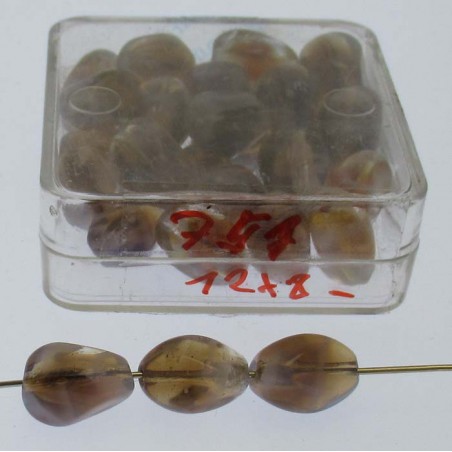 Glasperlen 12x8mm in Box