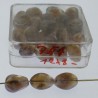 Glasperlen 12x8mm in Box