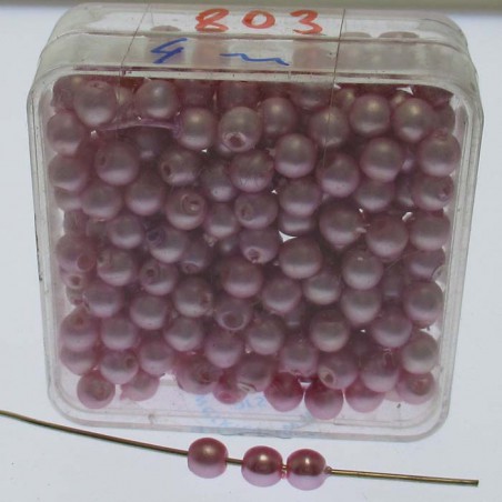 Glasperle 4x4mm in Box