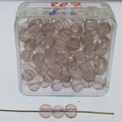 Glasperlen 6x6mm matt in Box