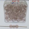 Glasperlen 6x6mm matt in Box