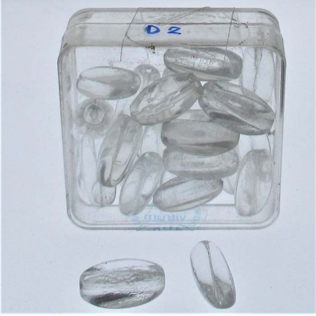 Glasperlen 15x8mm in Box