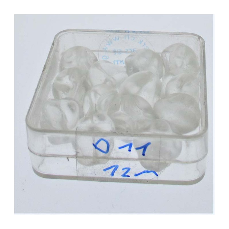 Glasperlen 12x12mm in Box