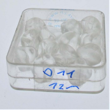 Glasperlen 12x12mm in Box