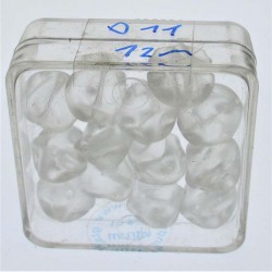 Glasperlen 12x12mm in Box