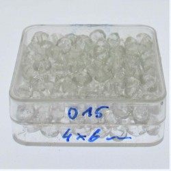 Glasperlen 4x6mm in Box