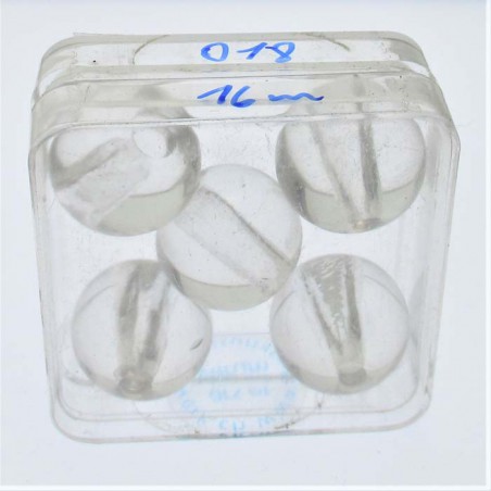 Glasperlen 16x16mm 5 in Box