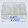 Glasperlen 15x11mm matt 10 in Box