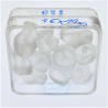 Glasperlen 15x11mm matt 10 in Box