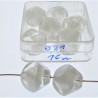 Glasperle 16x16mm 6 in Box