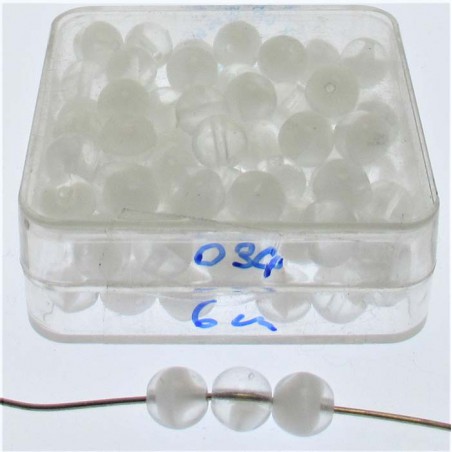 Glasperle 6x6mm in Box