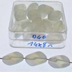 Glasperle 14x8mm in Box