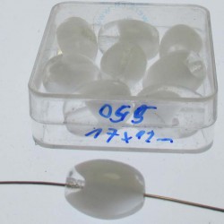 Glasperle 17x12mm 8 in Box
