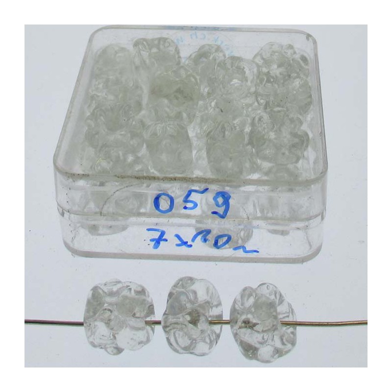 Glasperlen 7x10mm in Box