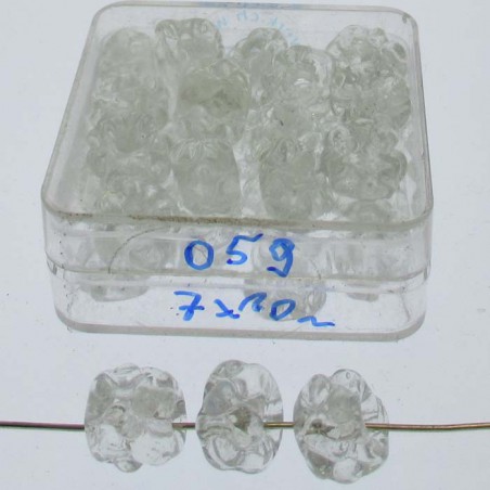 Glasperlen 7x10mm in Box