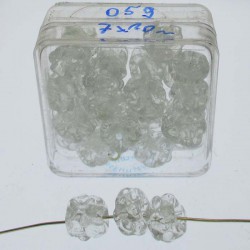 Glasperlen 7x10mm in Box