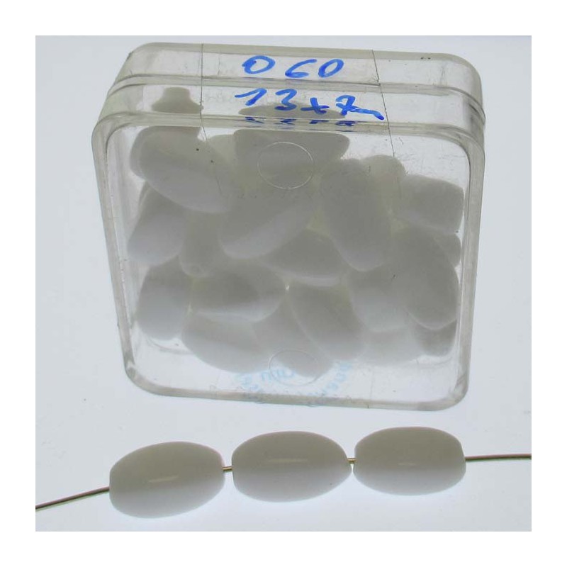 Glasperlen 13x7mm in Box