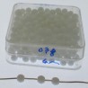 Glasperlen 4x4mm in Box