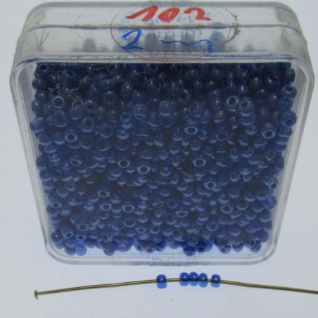 Glasrocailles 2x2mm in Box