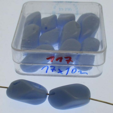 Glasperlen 17x10mm in Box