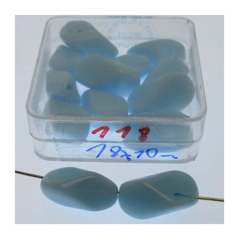 Glasperlen 18x10mm in Box
