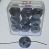Glasperlen 15x15mm 9 in Box