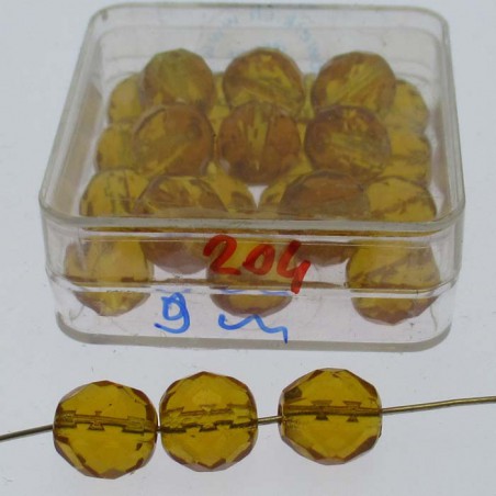 Glasperlen 9x9mm in Box