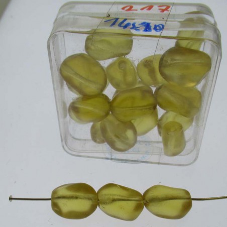 Glasperlen 14x10mm in Box